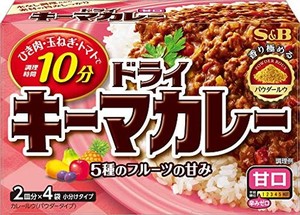 エスビー食品 ドライキーマカレー 甘口 89.2G ×6個