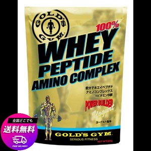 ゴールドジム(GOLD’S GYM) ホエイペプチドアミノコンプレックス ヨーグルト風味 500G