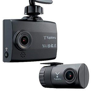 ユピテル ドライブレコーダー Y-410DP 前後 2カメラ 200万画素 FULLHD スマートフォン連動 無線LAN 自動保存 対角(フロント158°リア158