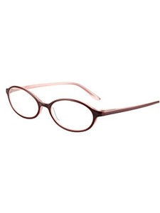ハックベリー おしゃれな老眼鏡 度数＋3.00 表面が茶系、裏面がピンク系のお洒落でかわいいい老眼鏡 P158S−3 ブランド：ハックベリー シ