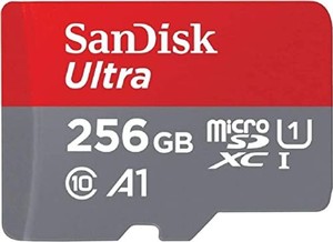 SANDISK (サンディスク) 256GB ULTRA MICROSDXC UHS-I メモリーカード アダプター付き - 120MB/S C10 U1 フルHD A1 MICRO SD カード - SD