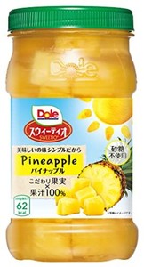 DOLE フルーツボトル スウィーティオパイン 665G×8個 【ヨーグルトやグラノーラに】 (果物 フルーツポンチ ギフト デザート シリアル 缶