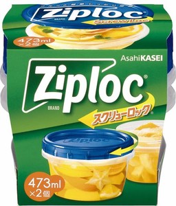 ジップロック スクリューロック 473ML 2個入