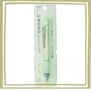 トンボ鉛筆 シャープペン モノグラフグリップ 0.5MM ペールトーンカラー ペールブルグリーン DPA-152F