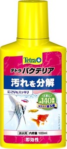 テトラ (TETRA) バクテリア 100ミリリットル 水質調整剤 アクアリウム 汚れ 分解