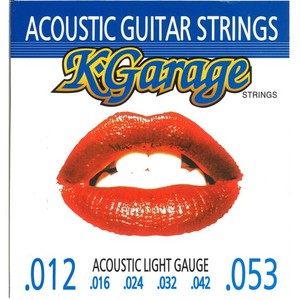 K-GARAGE アコギ弦 A/G .012-.053 ライトゲージ