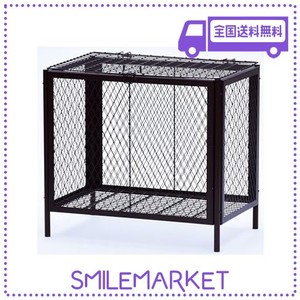 グリーンライフ 屋外ゴミ箱 ホームダストカーゴ 49.5×66.5×70CM DC-160(BR)  ニオイがこもらないメッシュ仕様   カラス除け ブラウンカ