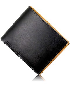 [エレディータ] 財布 メンズ 2つ折り 革の王様ブッテーロレザー 日本製 本革 二つ折り メンズ財布 WL11 (黒)
