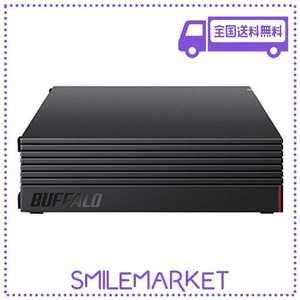 【AMAZON.CO.JP限定】バッファロー 外付けハードディスク 4TB テレビ録画/PC/PS4/4K対応 バッファロー製NASNE?対応 静音&コンパクト 日本