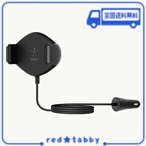 BELKIN ワイヤレス充電器 車用 車載ホルダー付き BOOST↑CHARGE 10W F7U053BTBLK-A