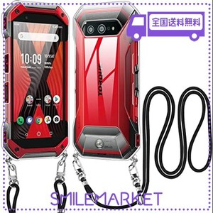 TORQUE 5G KYG01 クリア ケース ショルダー KYOCERA TORQUE G05 ケース ストラップ付き スマホケース 耐衝撃 カバー TPU 肩掛け 斜めかけ