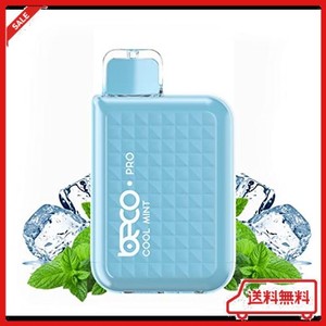 電子タバコ 使い捨て 使い回し6000回吸引可能, VAPTIO BECO VAPE たばこ大容量水蒸気タバコ ノンニコチン(ミント)