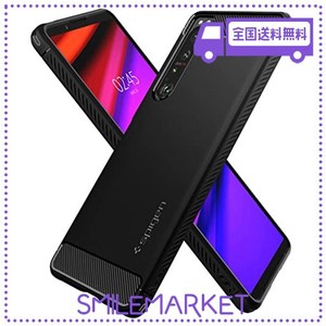 SPIGEN XPERIA 1 IV ケース TPU [ SO-51C | SOG06 ] ストラップホール付き ソフトケース 米軍MIL規格取得 耐衝撃 衝撃吸収 傷防止 カメラ