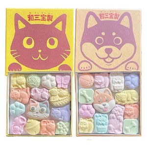 ばいこう堂 いぬづくし ねこづくし セット 和三盆 干菓子 プチギフト