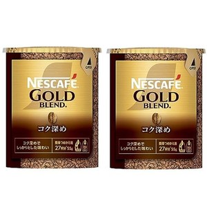 ネスカフェ ゴールドブレンド コク深め エコ&システムパック 55G×2本【 ソリュブル コーヒー 】【 55杯分 】【詰め替え用】