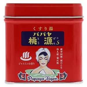 五洲薬品 薬用入浴剤(医薬部外品) パパヤ桃源S ジャスミンの香り 70G缶