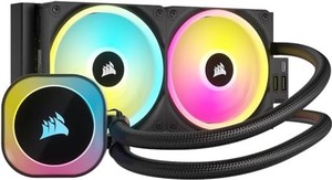 CORSAIR ICUE LINK H100I RGB 240MMラジエーター搭載 ICUE LINK対応 簡易水冷 CPUクーラー ブラック CW-9061001-WW