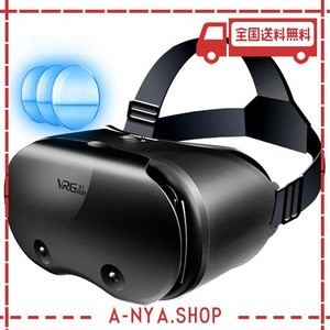 【2023年革新デザイン】 VRヘッドセット VRマウントディスプレイ VRゴーグル VR ゴーグルスマホ用 VRメガネ 3Dメガネ 3D動画 VR動画 PMMA