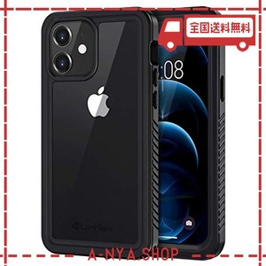 LANHIEM IPHONE 12 防水ケース IPHONE 12ケース(6.1インチ) 5G 完全防水 IP68米軍規格 FACE ID認証/指紋認証対応 タッチ可 耐衝撃 滑り止