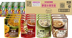 カゴメ 野菜の保存食セット YH-60 [4人世帯×3日分]