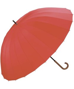 WPC. 雨傘 長傘 24本骨アンブレラ レッド 晴雨兼用 メンズ レディース 65CM 大きい 和傘 和風 浴衣 着物 京都 旅行 映え 男性 女性 通勤 