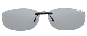 日本製 偏光 &UVカット 99% メガネの上から サングラス クリップ オン KEEPER SMART S ライトスモーク 9332-03