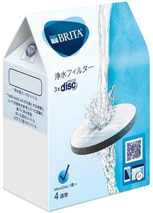 ブリタ 交換用 浄水 マイクロディスクカートリッジ 3個セット ボトル・カラフェ型浄水器用【日本正規品】