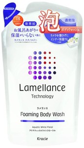 ラメランス 泡ボディウォッシュ詰替380ML(アクアティックホワイトフローラルの香り) 泡立ていらずの濃密泡