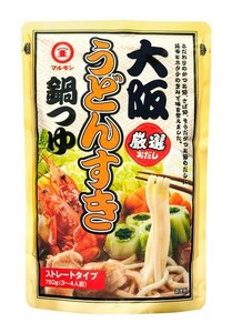 マルキン 大阪うどんすき鍋つゆ 750G×2個