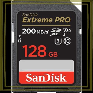 SANDISK (サンディスク) 128GB EXTREME PRO SDXC UHS-I メモリーカード - C10、U3、V30、4K UHD、SDカードDIGITAL CAMERAS - SDSDXXD-128