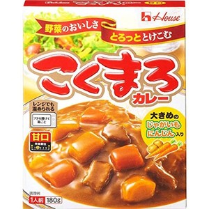 ハウス レトルトこくまろカレー甘口 180G ×10個 [レンジ化対応・レンジで簡単調理可能]