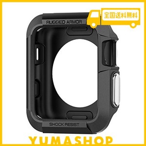 【SPIGEN】 APPLE WATCH ケース 42MM 落下 衝撃 吸収 SERIES 3 / SERIES 2 / SERIES 1 保護カバー アップルウォッチケース ラギッド・ア