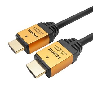 ホーリック プレミアムハイスピードHDMIケーブル 3M 18GBPS 4K/60P HDR HDMI 2.0規格 ゴールド HDM30-013GD