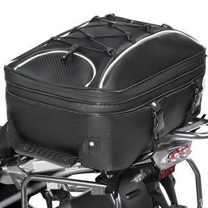 CHUQISHEJI シートバッグ バイク用 バイクラックバッグ シートバッグ ツーリングバッグ 20-30L大容量 ヘルメットバッグ 容量拡張機能 防