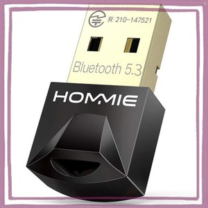 Bluetooth 5.0 USBアダプター Hommie 【TELEC認証済 】Bluetoothアダプター USBアダプタ 小型 送信機 受