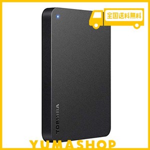 東芝 CANVIO 1TB USB3.2(GEN1)対応 ポータブルHDD PC/TV対応 バッファローサポート 国内メーカー 故障予測 外付け MAC ブラック HD-TPA1U