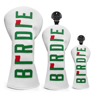 ゴルフヘッドカバー BIRDIE (3PCS／セット)