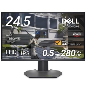 DELL G2524H 24.5インチ ゲーミングモニター ゲーミング ディスプレイ(3年間無輝点交換保証/FHD/FAST IPS 非光沢/DISPLAYPORT ×2,HDMI 