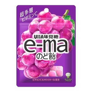 味覚糖 E-MAのど飴袋 グレープ 50G×6袋