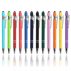 LIANHATA タッチペン ボールペン付き 2 IN 1 12本セット 多機能ボールペン 黒インク スタイラスペン タブレット タブレット スマートフォ