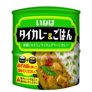 いなば食品 いなば タイカレー&ごはん (本場ジャスミンライス缶+いなばのタイカレー缶) 3セット