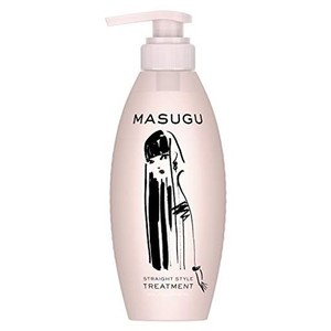 masugu (まっすぐ) ストレート スタイル くせ毛 うねり髪 サルフェートフリー トリートメント 本体 440グラム (x 1)