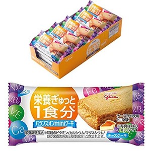 江崎グリコ バランスオンMINIケーキ チーズケーキ 20個 栄養補助食品 ケーキバー