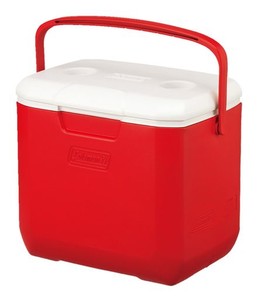 コールマン(COLEMAN) クーラーボックス エクスカーションクーラー 30QT 容量約28L レッド/ホワイト 2000027862