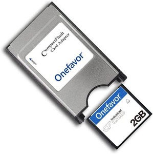 WANYOTA コンパクトフラッシュ→PCMCIA ATAアダプター CF→PCカードアダプター PCMCIA ATAアダプター CF2カード用 (2GB)