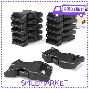 [ABMA CORD] バックル 内径10MM/16MM サイドリリース バックル 12色 36/60/120個入り プラスチック バックル 差し込みバックル パラコー