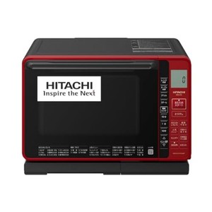 日立(HITACHI) オーブンレンジ ヘルシーシェフ 22L MRO-S7A R レッド ボイラー式過熱水蒸気 重量センサー 250°C1段式オーブン