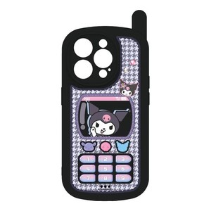 【カラー:クロミ】IPHONE15PRO サンリオ キャラクターズ レトロ ガラケー風 ケース カバー TPU ソフトケース ソフト かわいい キティ マ