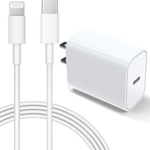 IPHONE 充電器 20W PD 急速充電 [MFI/PSE認証済み] USB C - LIGHTNING ケーブル付き USB 急速充電器 タイプC 超低温 超軽量？超小型 携帯