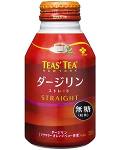 伊藤園 TEAS’TEA(ティーズティー) ダージリンストレート 285ML×24本(ボトル缶)